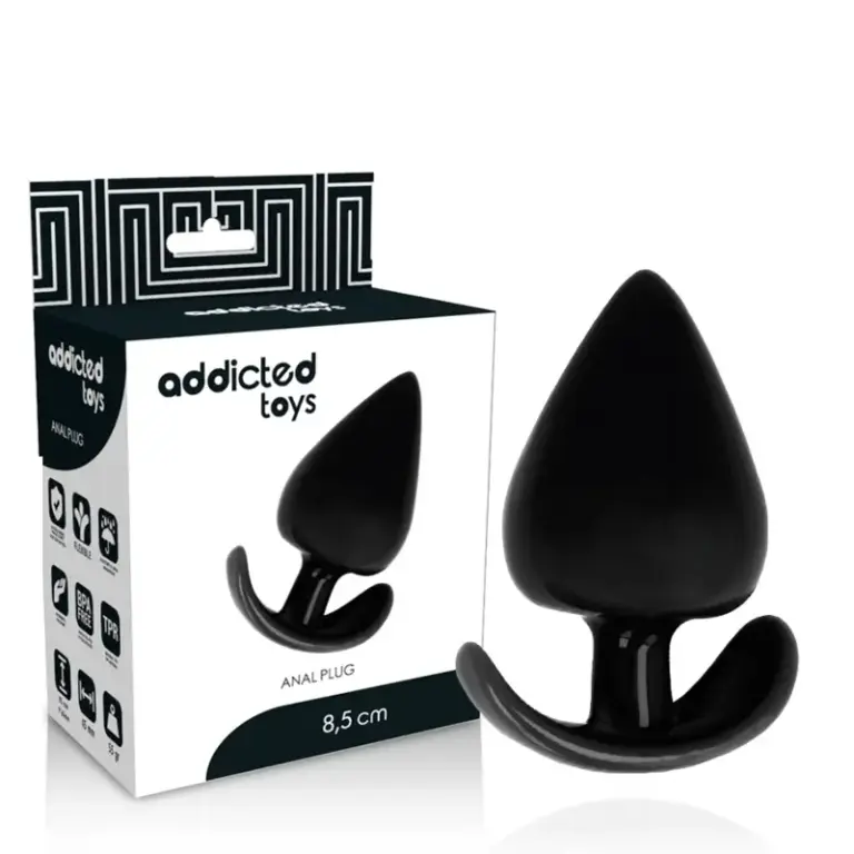 Addicted Toys - Anal Plug 8.5 cm de silicona suave y ergonómico