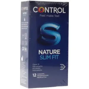 Control Nature Slim Fit 12 unidades: preservativos ajustados y cómodos