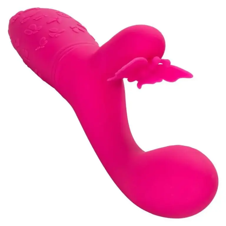 CalExotics Butterfly Kiss Flutter Pink: vibrador con alas estimulantes