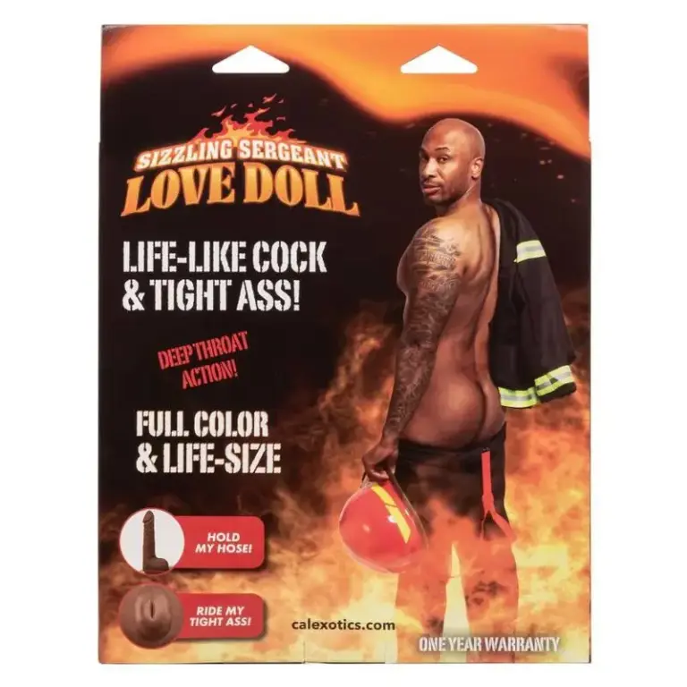 CALEXOTICS - Sizzling Sergeant Love Doll Model 2: muñeco inflable masculino realista