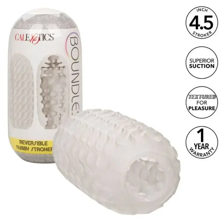 CalExotics Reversible Nubby Stroker: placer intenso y versátil