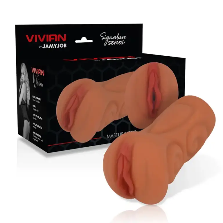 Jamyjob Signature Vivian: masturbador masculino con forma realista