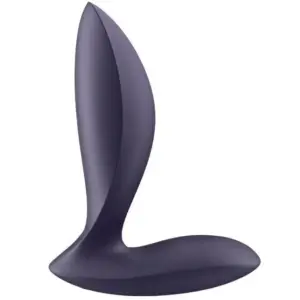 SATISFYER Power Plug Purple: Placer anal con vibración profunda y control app
