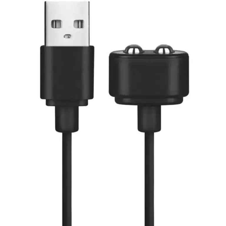 Cable de carga USB SATISFYER - Negro para tus juguetes íntimos