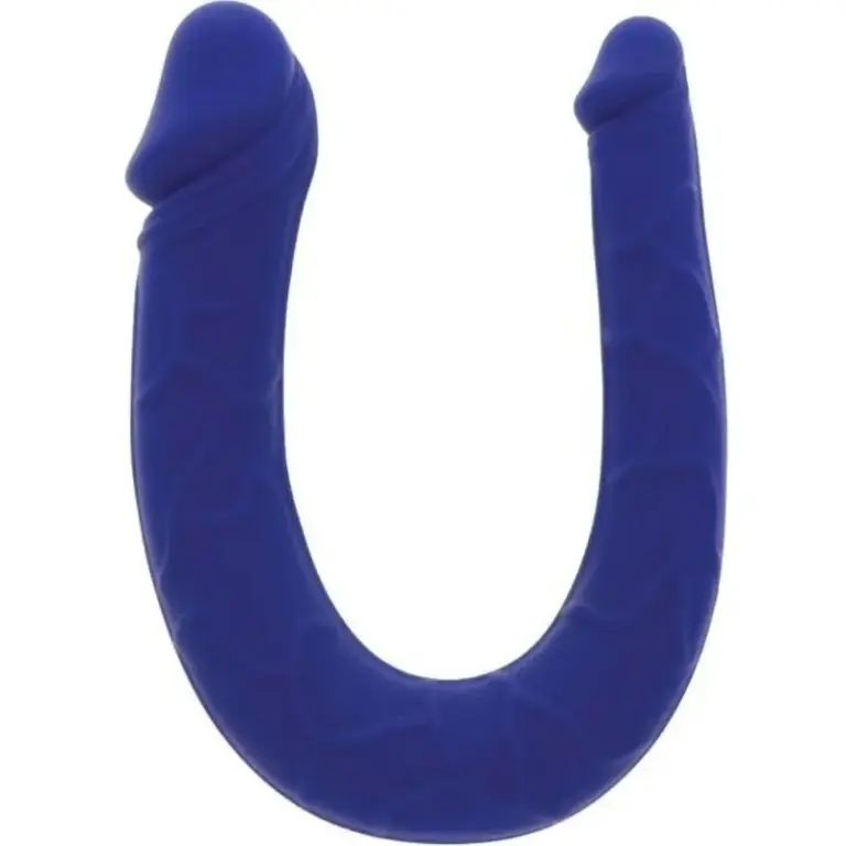 GET REAL - Realistic Mini Double Dong Blue para doble penetración