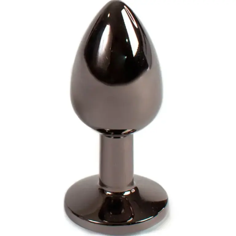 SECRETPLAY Gunmetal Butt Plug pequeño 7 cm para iniciación anal