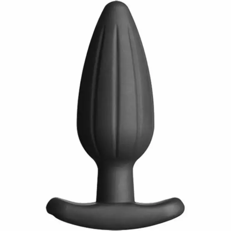 ElectraStim Silicone Black Rocker Butt Plug Large - Electroestimulación Anal