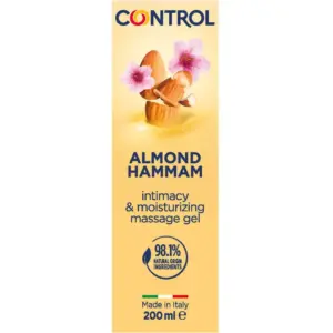 CONTROL Almond Hammam Massage Gel 3 in 1 200 ml, gel masaje y cuidado corporal