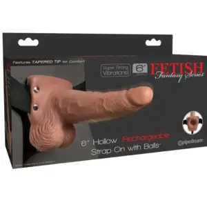 Fetish Fantasy Series Arnes Ajustable con Vibrador y Pene Realista 15 cm