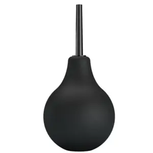 MR PLAY - PEAR ANAL SHOWER BLKB Black: ducha anal segura y cómoda