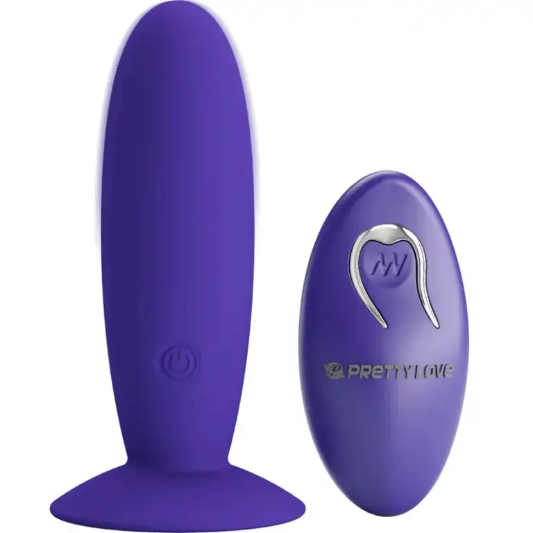Pretty Love Youth Plug Anal Vibrador con Mando a Distancia Violeta