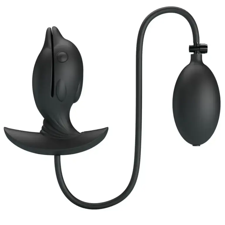 PRETTY LOVE - Inflatable & Rechargeable Delfín Anal Plug de silicona