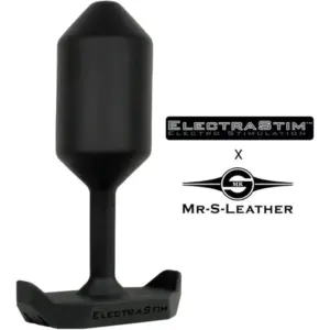 ElectraStim Electro Plug Anal Mr-S-Leather de silicona conductora