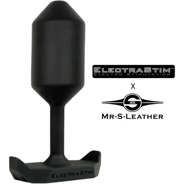 ElectraStim Electro Plug Anal Mr-S-Leather de silicona conductora