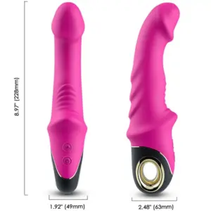 ARMONY Joyblade: vibrador rotador de silicona fucsia premium
