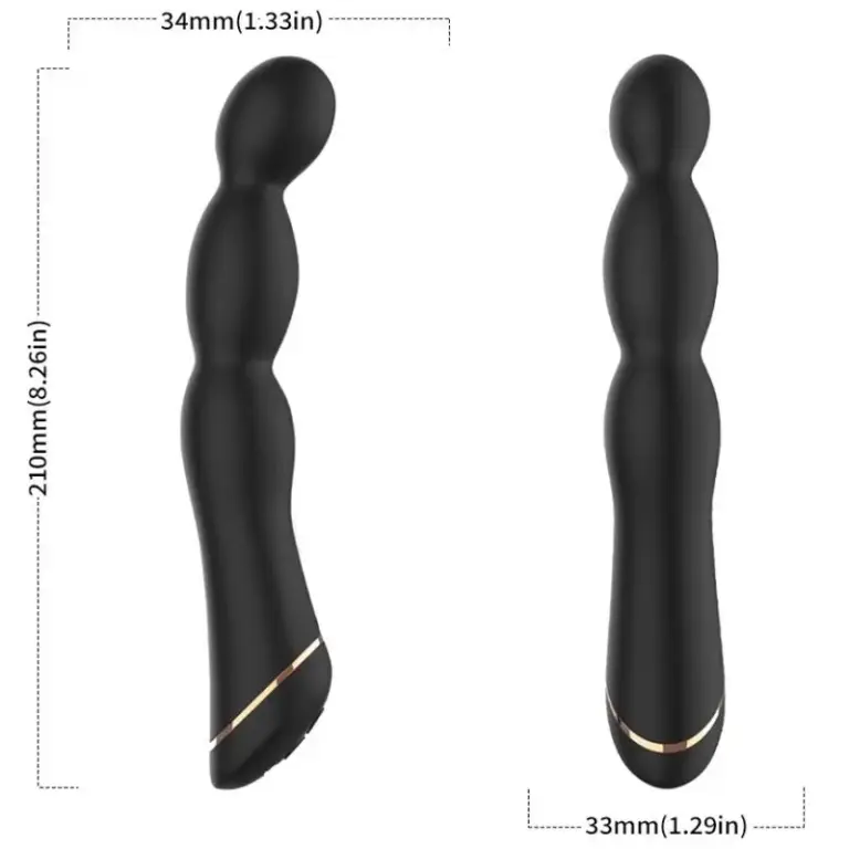 ARMONY Bambú Vibrador Ajustable Negro para Estimulación Precisa