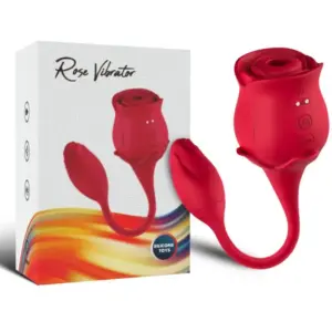 ARMONY Pink Clitoris Sucker & Vibrator rojo con 10 modos de placer