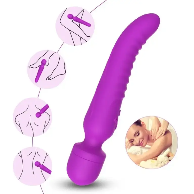 ARMONY Mission Massager & Vibrator Heat Effect Purple, masajeador con calor