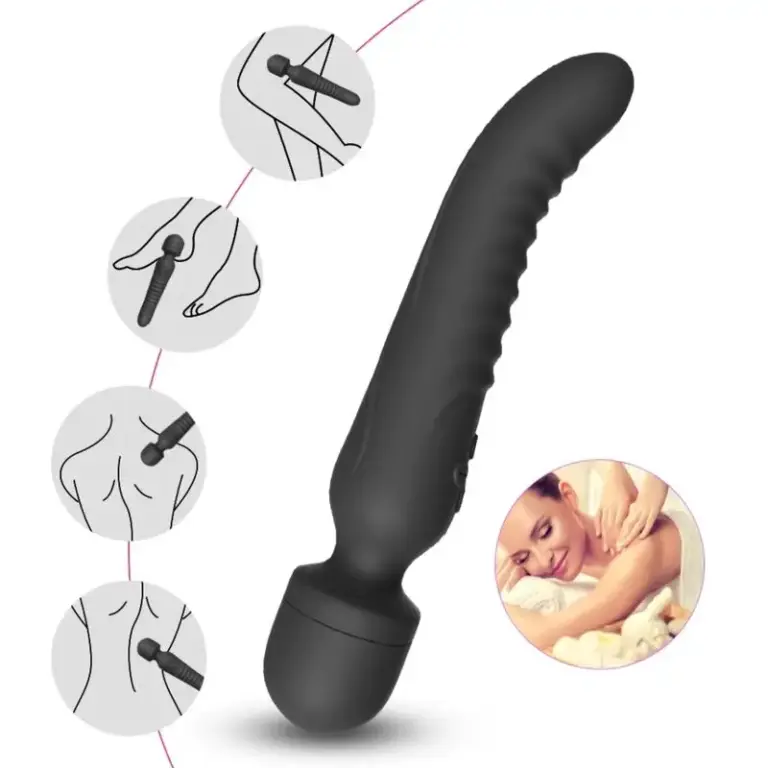 ARMONY Mission Massager & Vibrator Heat Effect Black: masaje y placer premium