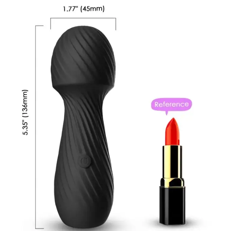 ARMONY Dazzle Massager & Vibrator Small Black: masajeador compacto y versátil