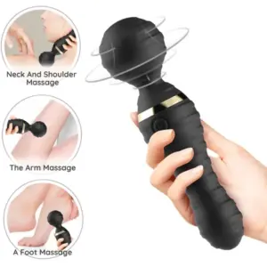 ARMONY FREEDO MASSAGER & VIBRATOR SMALL BLACK: masajeador compacto y versátil