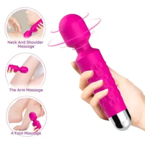 ARMONY Postman Massager & Vibrator con cabeza súper flexible fucsia