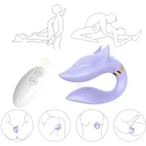 ARMONY Fox Vibrator para Parejas con Mando a Distancia en Morado