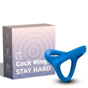 ARMONY - Tresor Double Silicone Ring Blue: potencia y control total