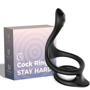 ARMONY Tail Double Anal Ring Black: anillo para potenciar el placer anal