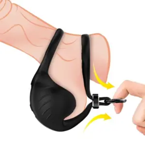 ARMONY Manta Scrotum Vibrator Ring Black: Anillo Vibrador para Hombre