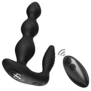 ARMONY - Manfun Vibrador y Plug Anal con Mando a Distancia Negro