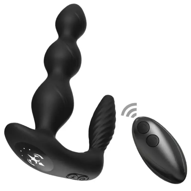 ARMONY - Manfun Vibrador y Plug Anal con Mando a Distancia Negro