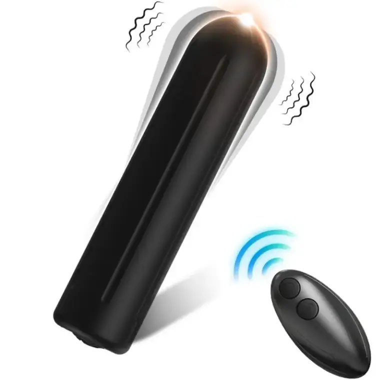 ARMONY Warhead Vibrator Bullet Negro con Mando a Distancia 2x8,8 cm