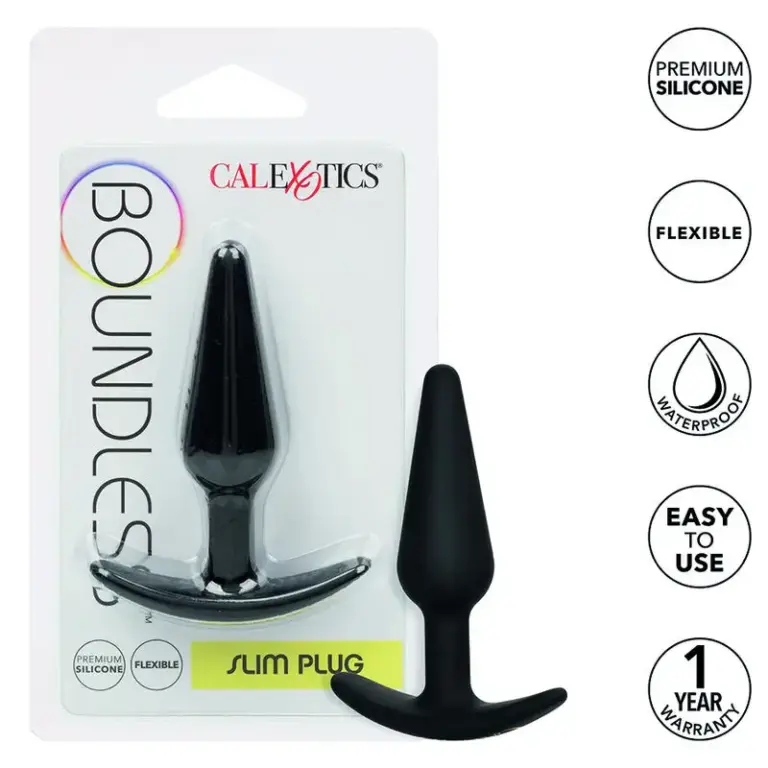Boundless Slim Plug de CalExotics: placer anal flexible y seguro