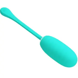 Pretty Love Kirk: Huevo Vibrador Recargable en Verde Aqua