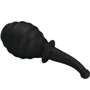 MR PLAY - Anal Douche BLKM6 Super Power Black para limpieza anal eficaz