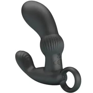 Pretty Love Cayla Anal Vibrator Massager Black para estimulación prostática