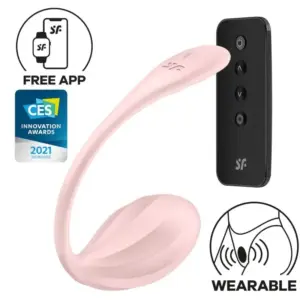 Satisfyer Ribbed Petal G Point Remote Control Stimulator Rose