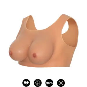 HIDDEN DESIRE Alter Ego Wearable Breast Top E-Cup Flesh, realismo y comodidad