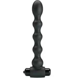 PRETTY LOVE Lynn Silicone Anal Plug con 10 vibraciones en negro