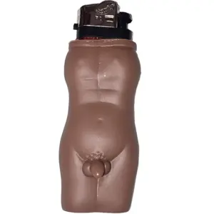 Diablo Picante Lighter Mulatto Man Body: Mechero erótico original