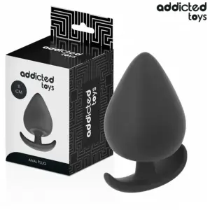 Addicted Toys - Plug Anal de Silicona XXL 11 cm para Sensaciones Intensas
