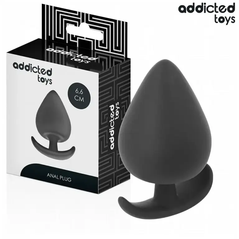 ADDICTED TOYS - Anal Plug de silicona tamaño M 6.6 cm