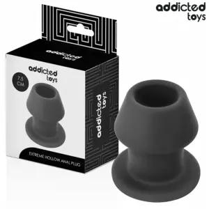 Addicted Toys Extreme Hollow Anal Plug de silicona tamaño S 7,5 cm
