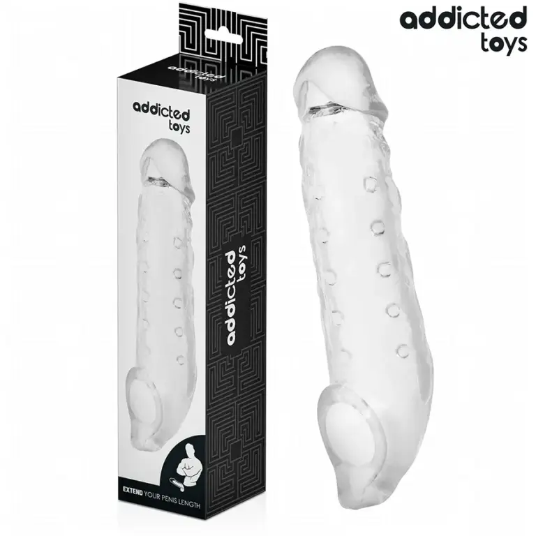 Addicted Toys Extensor de Pene Transparente Size S 23 cm