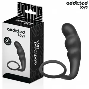 Addicted Toys Model 4: Plug anal con anillo de silicona para mayor control