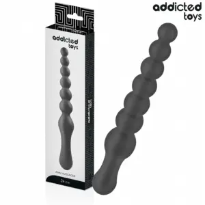 Addicted Toys Double Anal Massager de silicona, 24 cm de longitud