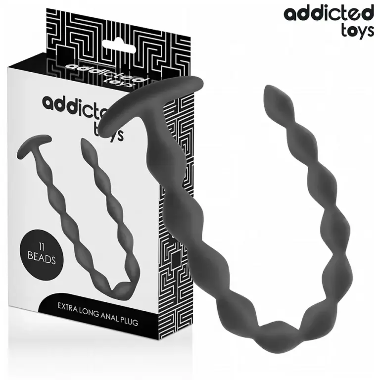 ADDICTED TOYS - Extra Long Silicone Anal Plug para estimulación profunda