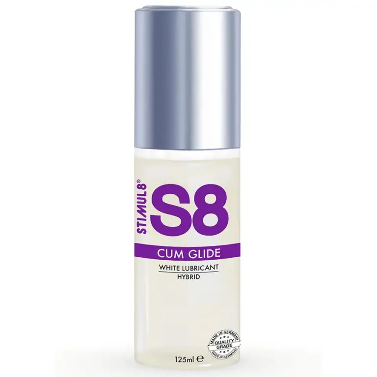 STIMUL8 - S8 Cum Glide Lubricante Híbrido 125 ml para Sensaciones Reales