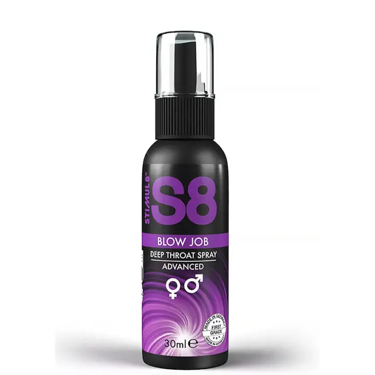 STIMUL8 - S8 Blow Job Spray Deep Throat 30 ml para mayor comodidad oral